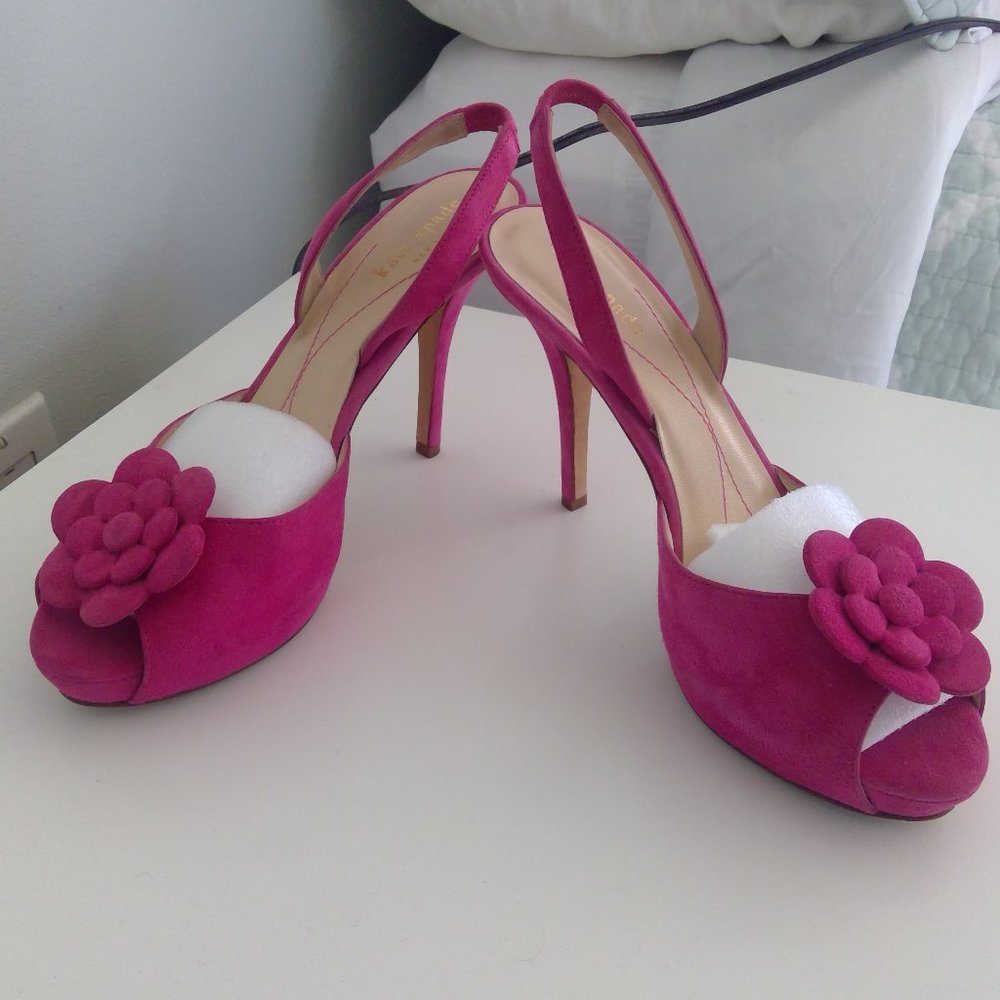 Kate Spade shoes 7.5 Pink Suede $55
